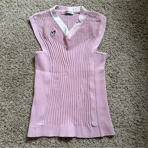 Master Bunny Edition Women’s Sleeveless Collared Golf Performance Shirt Tank